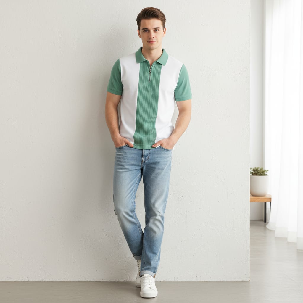 D&G Men Polo Half Sleeves Tshirt G1