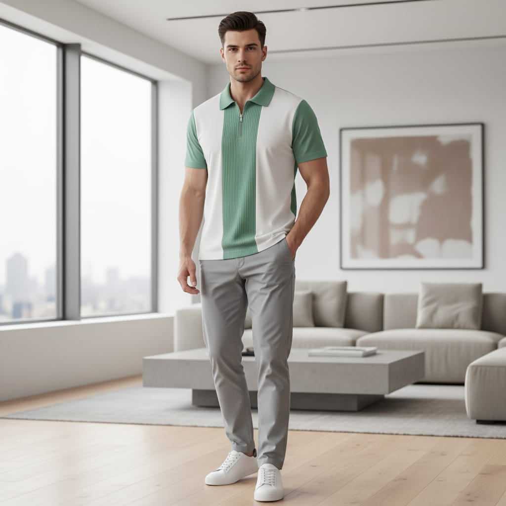 D&G Men Polo Half Sleeves Tshirt G1