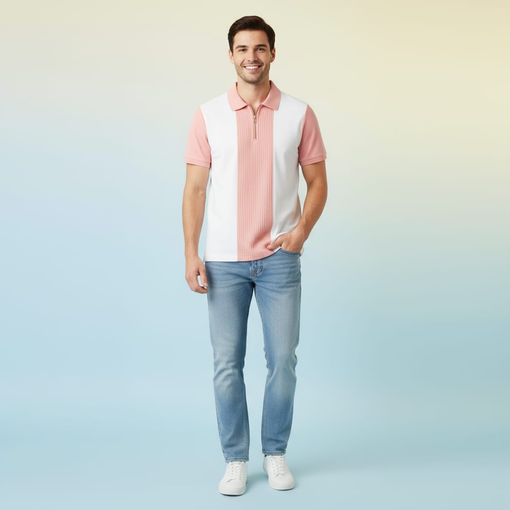 D&G Men Polo Half Sleeves Tshirt P1